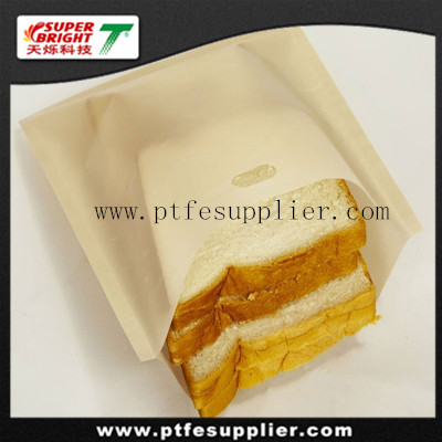 Beige Toaster Bag By PTFE Non-stick and Reusable Size 17*19cm